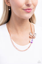 Load image into Gallery viewer, Fluttering Finesse - Rose Gold (Butterfly) Necklace