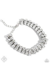 Load image into Gallery viewer, Once Upon A TIARA - White (Gem) Bracelet (FFA-0424)