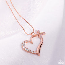 Load image into Gallery viewer, Half-Hearted Haven - Copper (Heart) Necklace