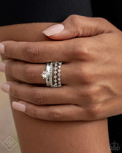 Load image into Gallery viewer, Her Royal Highness... - White (rhinestone/Iridescent) Ring (FFA-0424)