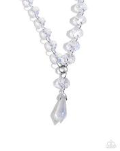 Load image into Gallery viewer, Celestial Class - White (UV Shimmer) Necklace