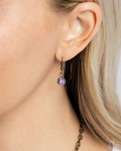 Load image into Gallery viewer, Celestial Class - Brass (UV Shimmer Bead) Necklace