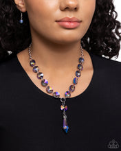 Load image into Gallery viewer, Celestial Class - Blue (UV Shimmer) Necklace