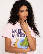 Load image into Gallery viewer, Geode Greeting - Pink Bracelet