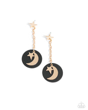 Load image into Gallery viewer, Celestial Change - Gold (Crescent Moon) Earring