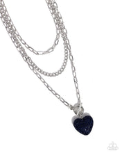 Load image into Gallery viewer, HEART Gallery - Blue (Heart) Necklace
