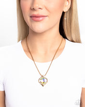 Load image into Gallery viewer, Motivated Maverick - Gold (Iridescent) Necklace