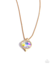 Load image into Gallery viewer, Motivated Maverick - Gold (Iridescent) Necklace