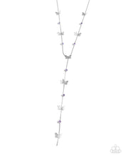 Load image into Gallery viewer, Aerial Attention - Purple (Butterfly) Necklace