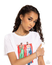 Load image into Gallery viewer, Abstract Advocate - Silver (Choker) Necklace