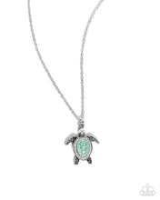 Load image into Gallery viewer, Turtle Tourist - Green Necklace