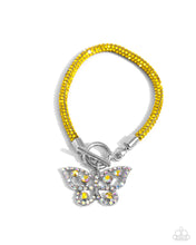 Load image into Gallery viewer, Aerial Appeal - Yellow Butterfly Bracelet