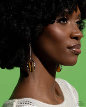 Load image into Gallery viewer, Serendipitous Stones - Brown (Tiger's Eye Stone) Earring