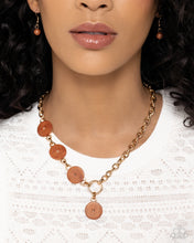 Load image into Gallery viewer, Savory Stone - Brown (Stone Pendant) Necklace