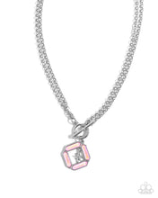 Load image into Gallery viewer, Compass Cadenza - Pink (Silver Star Pendant) Necklace
