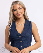 Load image into Gallery viewer, Aerial Action - Orange (Bead) Silver Butterfly Necklace