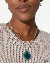 Load image into Gallery viewer, Manufactured Majesty - Blue Necklace (LOP-0924)