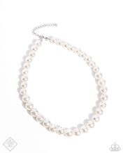 Load image into Gallery viewer, Dashing Definition - White (Rhinestone Pearl) Necklace (FFA-0824)