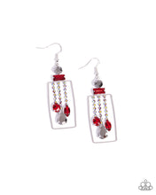 Load image into Gallery viewer, Framed Feature - Red Earring