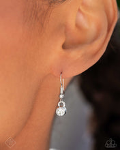 Load image into Gallery viewer, Excessive Embellishment - White (Rhinestone Heart) Necklace (FFA-0924)