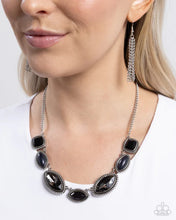 Load image into Gallery viewer, Regally Roped - Black Necklace