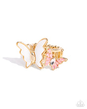 Load image into Gallery viewer, Dueling Decadence - Gold (Butterfly) Ring