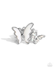 Load image into Gallery viewer, Dueling Decadence - White (Butterfly) Ring