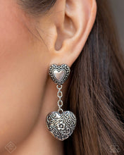 Load image into Gallery viewer, Rustic Reveal - Silver (Heart) Earring (GM-0824)