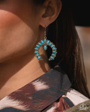 Load image into Gallery viewer, Universal Utopia - Blue (Turquoise) Horseshoe Earring
