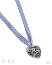Load image into Gallery viewer, Rustic Ranking - Blue (Heart) Necklace (GM-0824)