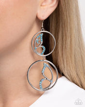 Load image into Gallery viewer, Admittedly Aerial - Blue Earring