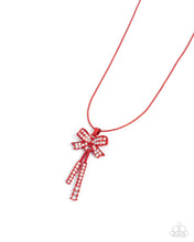 Load image into Gallery viewer, Ready Radiance - Red (Bow) Necklace