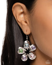 Load image into Gallery viewer, Circus Conservatory - Purple (Silver Petal) Earring