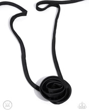 Load image into Gallery viewer, Rosette Reality - Black Necklace (LOP-0924)