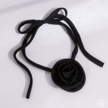Load image into Gallery viewer, Rosette Reality - Black Necklace (LOP-0924)