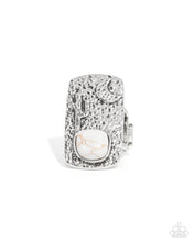 Load image into Gallery viewer, Desert Landscape - White (Marbled Stone) Ring