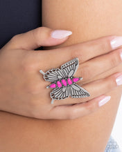 Load image into Gallery viewer, Brash Butterfly - Pink (Butterfly) Ring