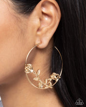 Load image into Gallery viewer, Blooming Benefit - Gold (Rose Stem) Earring