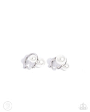 Load image into Gallery viewer, Elegant Emblem - White (Pearl) Cuff Earring