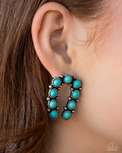 Load image into Gallery viewer, Wild West Wonder - Blue (Turquoise) Earring (SSF-0924)