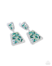 Load image into Gallery viewer, Glistening Gala - Green Earring