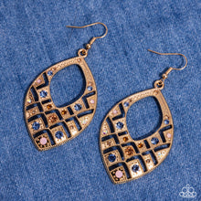 Load image into Gallery viewer, Glittery Gaze - Multi (Gold) Earring
