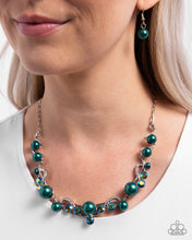 Load image into Gallery viewer, Settled Shimmer - Green Necklace