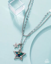 Load image into Gallery viewer, Stackable Stars - Green Necklace