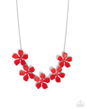 Load image into Gallery viewer, Featured Finesse - Red (Flower) Necklace