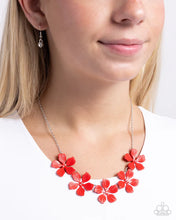 Load image into Gallery viewer, Featured Finesse - Red (Flower) Necklace