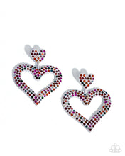 Load image into Gallery viewer, Dazzling Deed - Multi (Heart) Earring