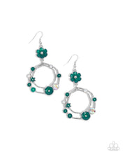 Load image into Gallery viewer, Wreathed Waikiki - Green (Flower) Earring