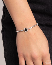Load image into Gallery viewer, Draped in Dazzle - Black Bracelet