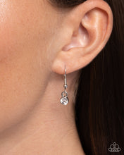 Load image into Gallery viewer, Greater Love - White (Rhinestone) Charm Necklace